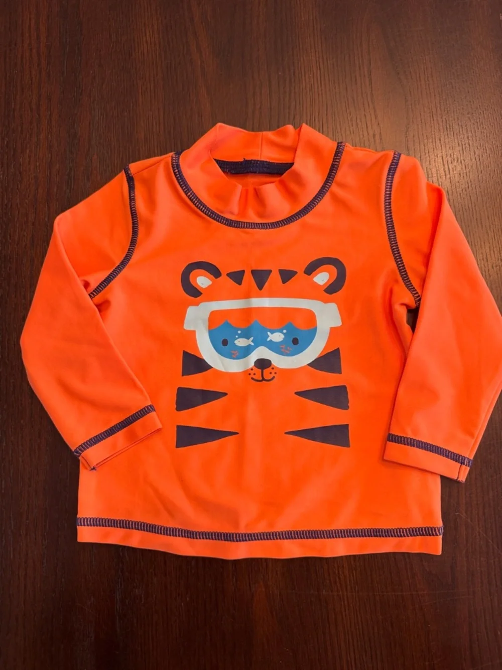 Carter's Baby Boy 3PC Swim Set Rash Guard Shorts Hat 6M